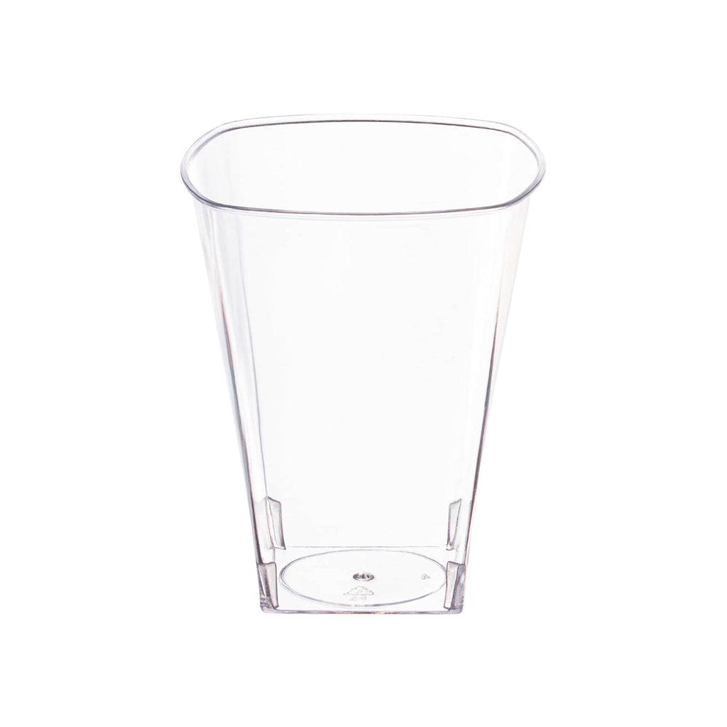 Clear Square Plastic Cups (8 oz. )