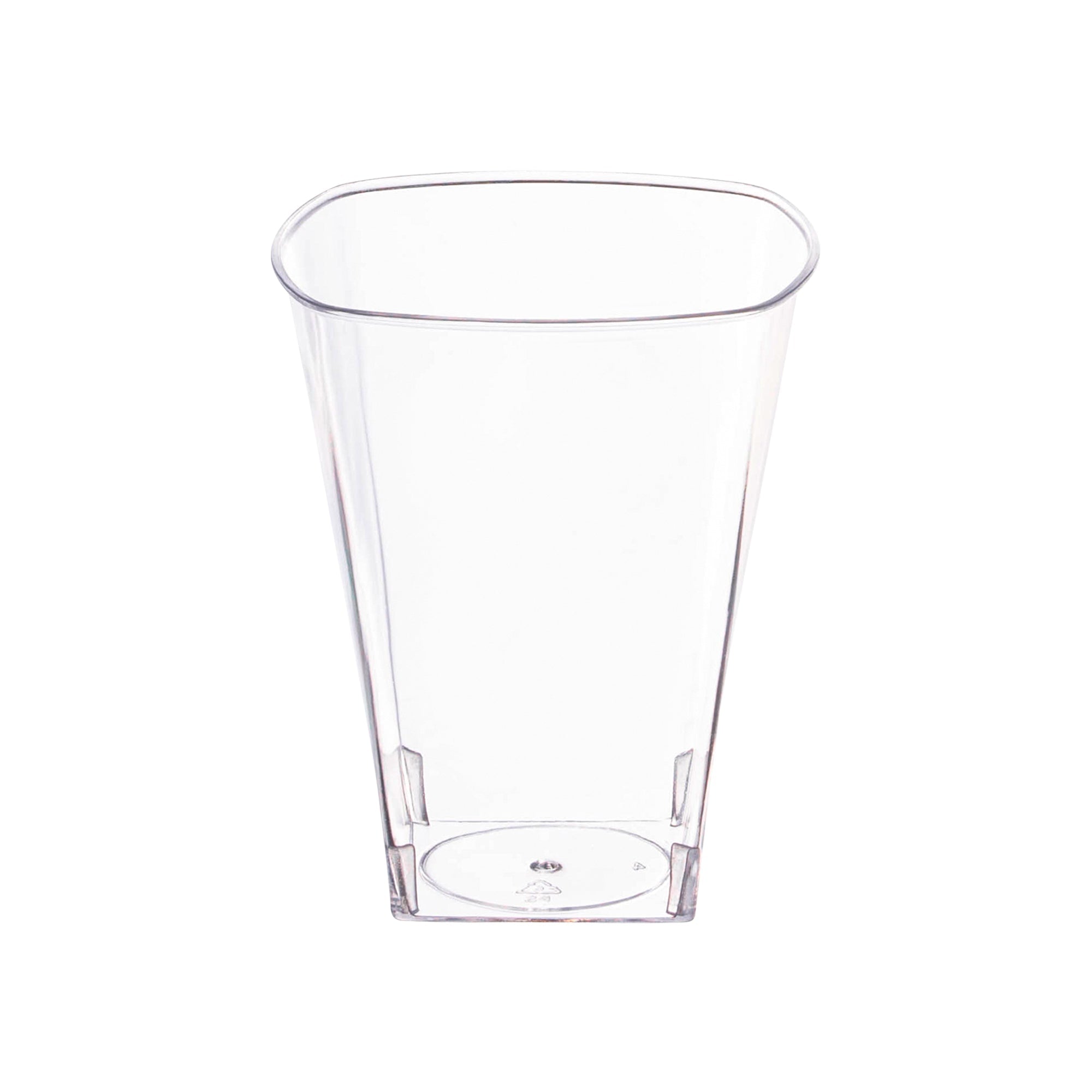 Clear Square Plastic Cups (8 oz. )