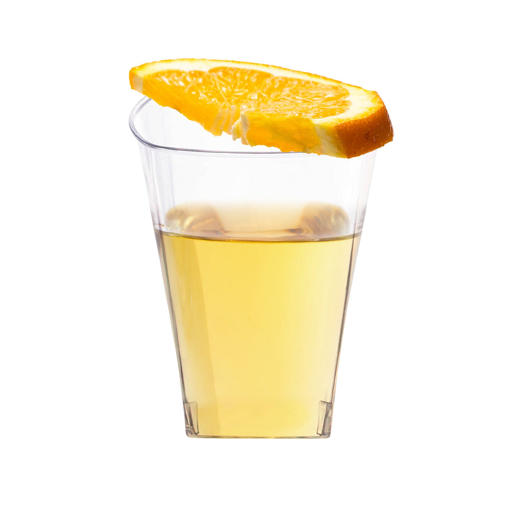 Clear Square Plastic Cups (8 oz. )