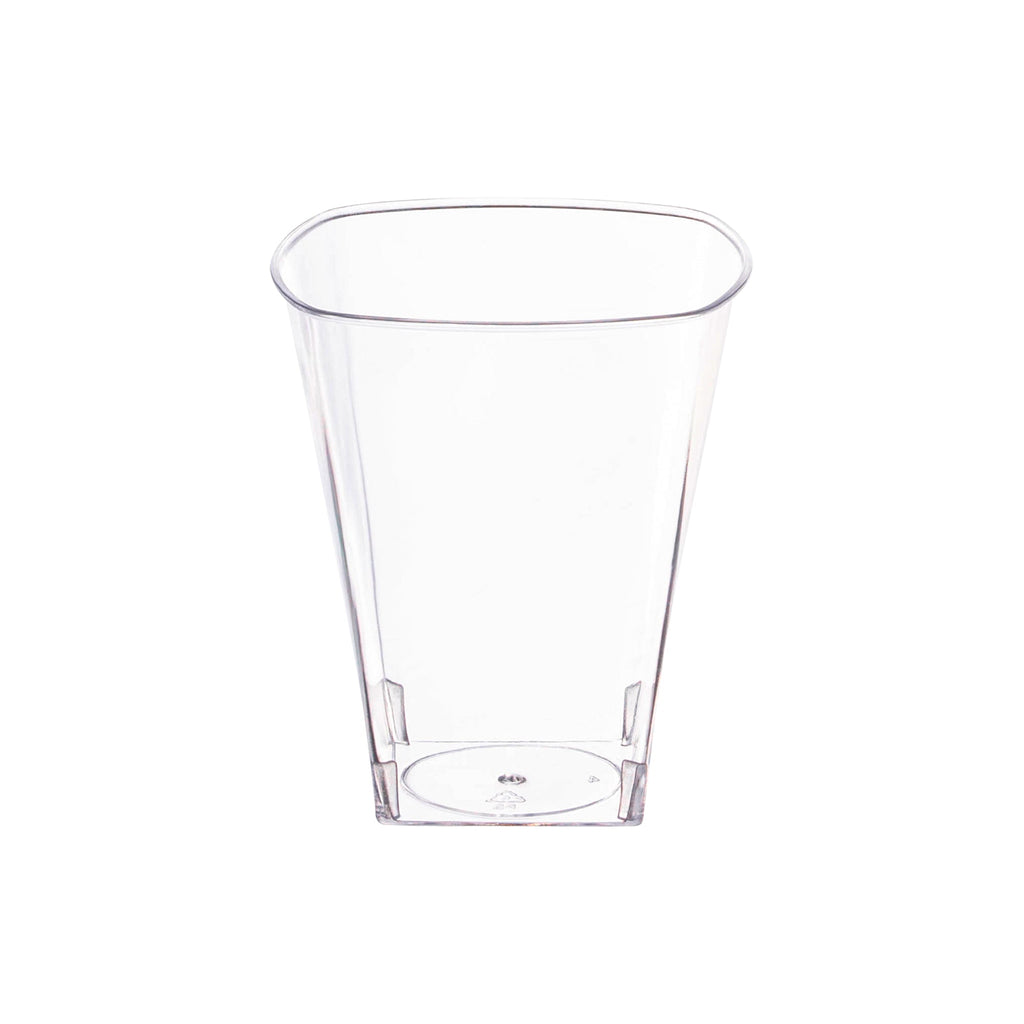 Clear Square Plastic Shot Glasses (2 oz. )