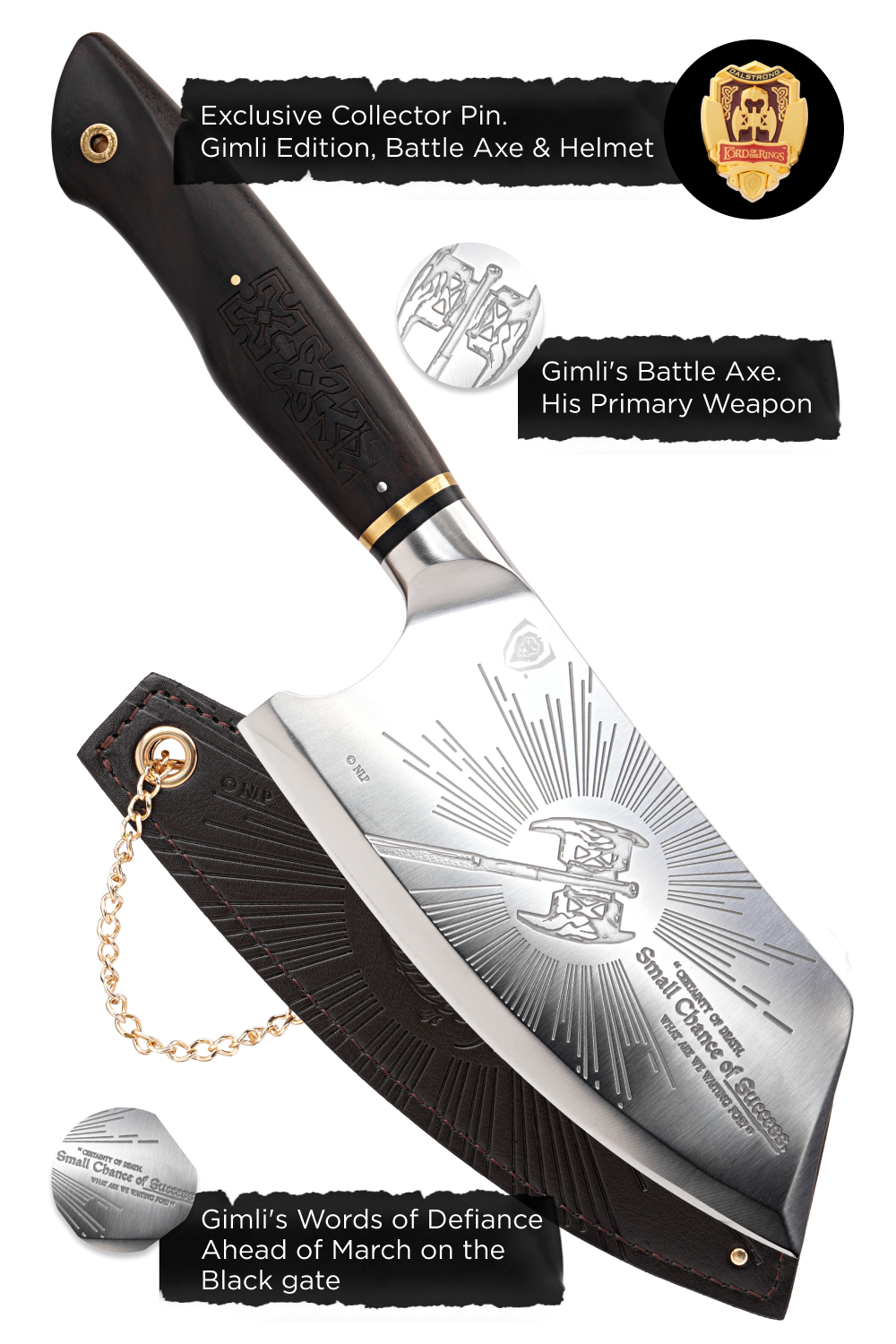 Cleaver Knife 6" | The Lord of the Rings™ Edition | Dalstrong ©