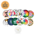 Digital Sublimation Designs - Classroom Clocks