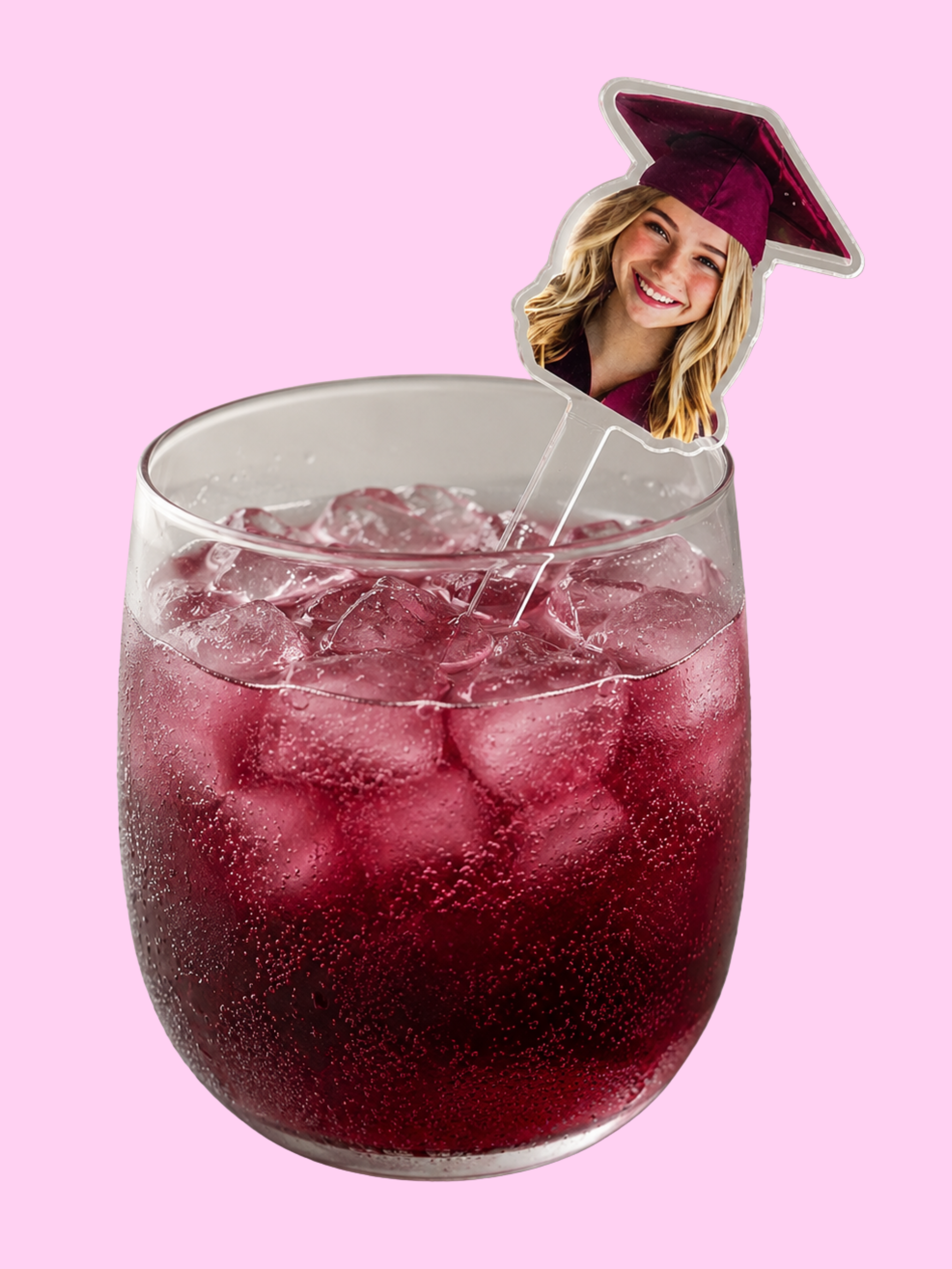 Any Design Custom Graduation Full Color Acrylic Stir Sticks