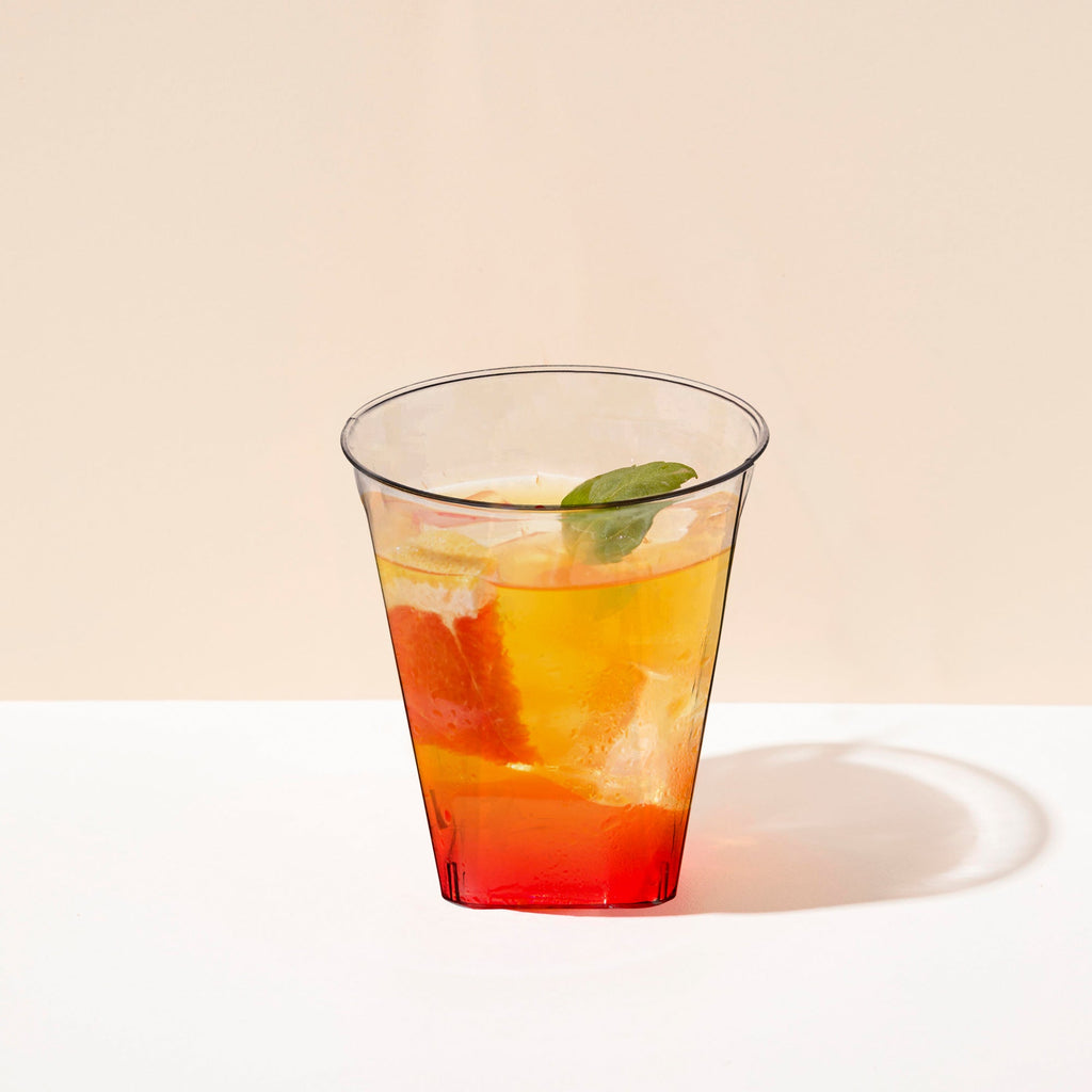 Clear Square Bottom Disposable Plastic Shot Cups (2 oz. )