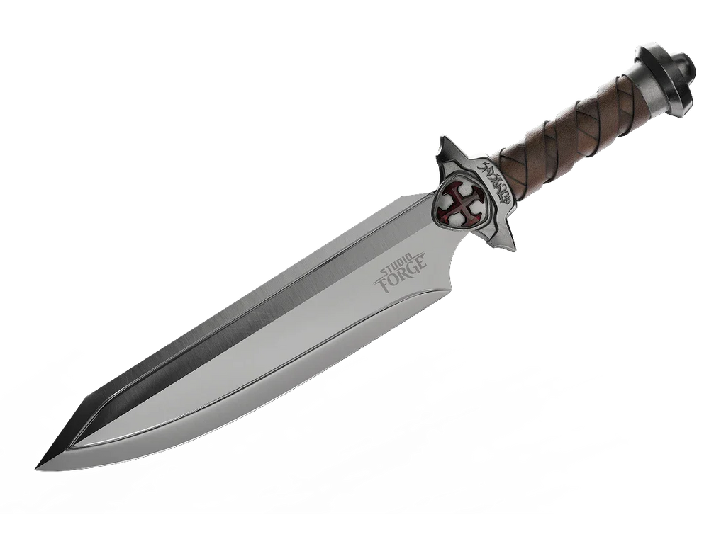 Masters of The Universe™ x StudioForge™ | CASTLE GRAYSKULL™  EDITION: Blade of Eternia™ | 8” Collector’s Chef Knife & Display Stand