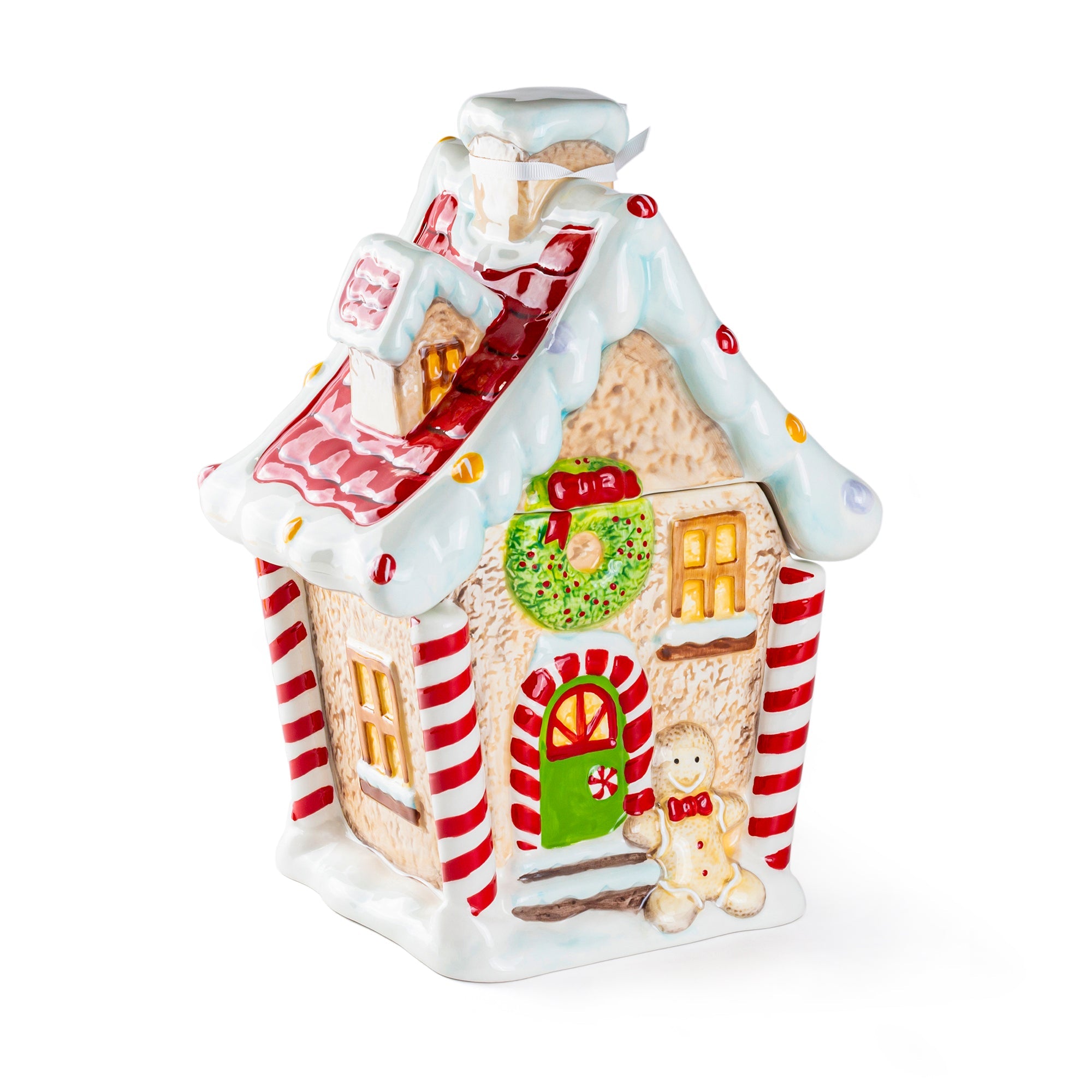 Large Gingerbread House Cookie Jar - CLEARANCE