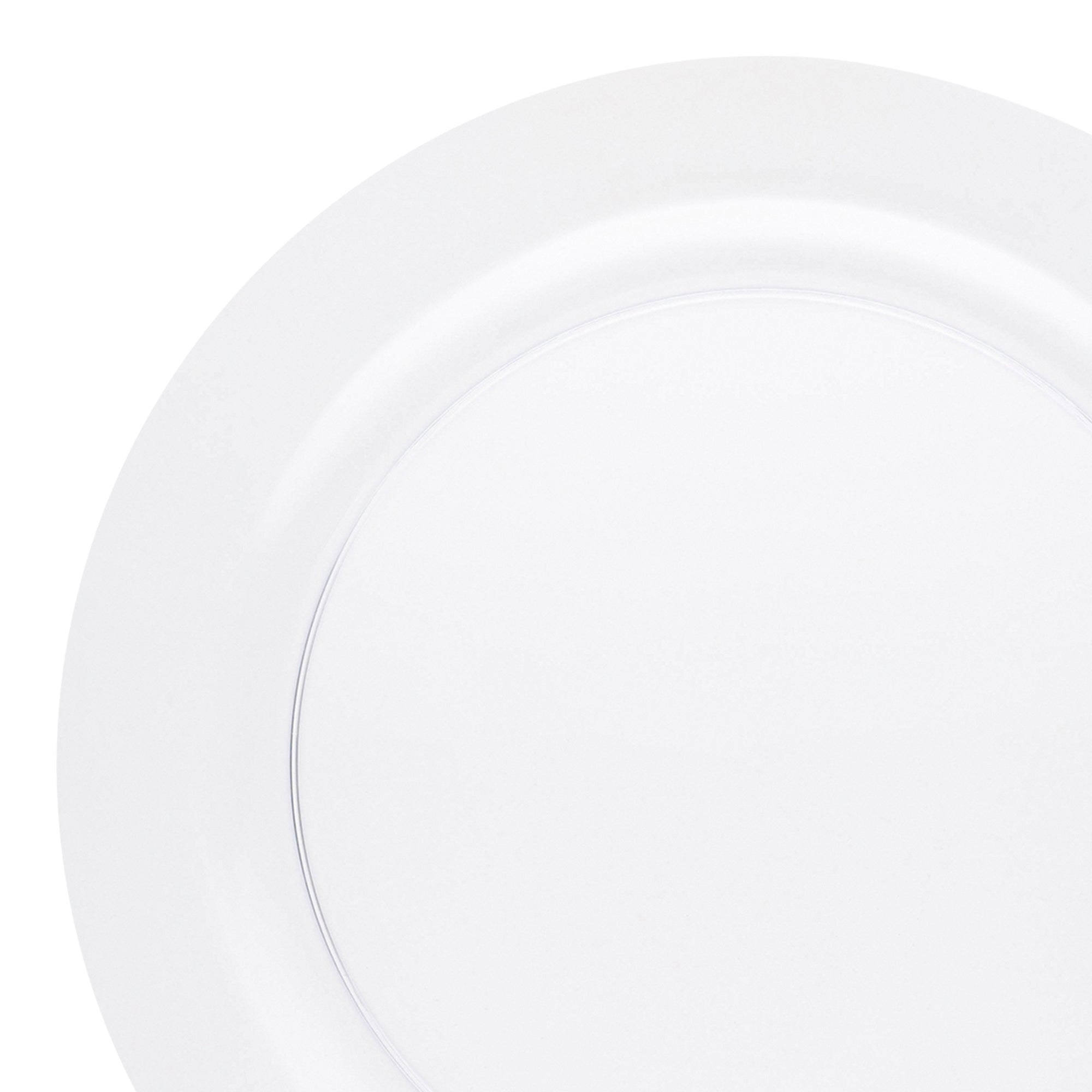 Clear Economy Round Plastic Pastry Plates (6.25")