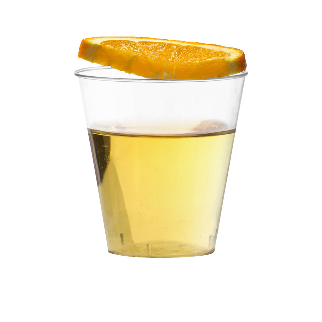 Clear Round Plastic Disposable Shot Glasses (2 oz. )