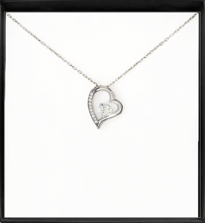 JWL Crystal Heart Necklace