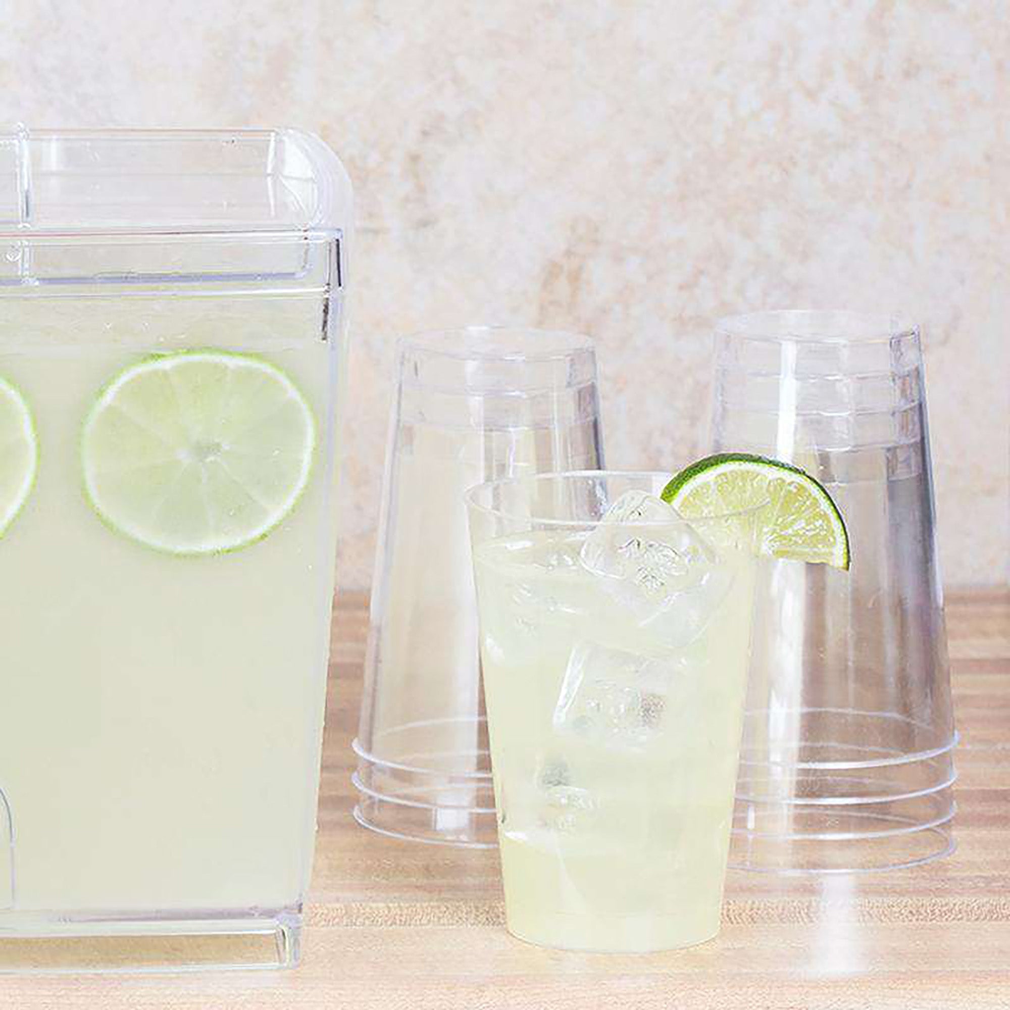 Crystal Clear Plastic Disposable Party Cups (12 oz. )