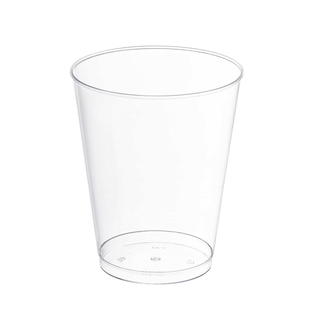 Crystal Clear Round Plastic Disposable Party Cups (8 oz. )
