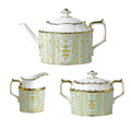 Royal Crown Derby Darley Abbey 3pc Tea Set Bone China Tableware