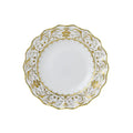 Royal Crown Derby Darley Abbey White 8" Fluted Dessert Plate