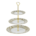 Royal Crown Derby Darley Abbey White 3 Tier Cake Stand