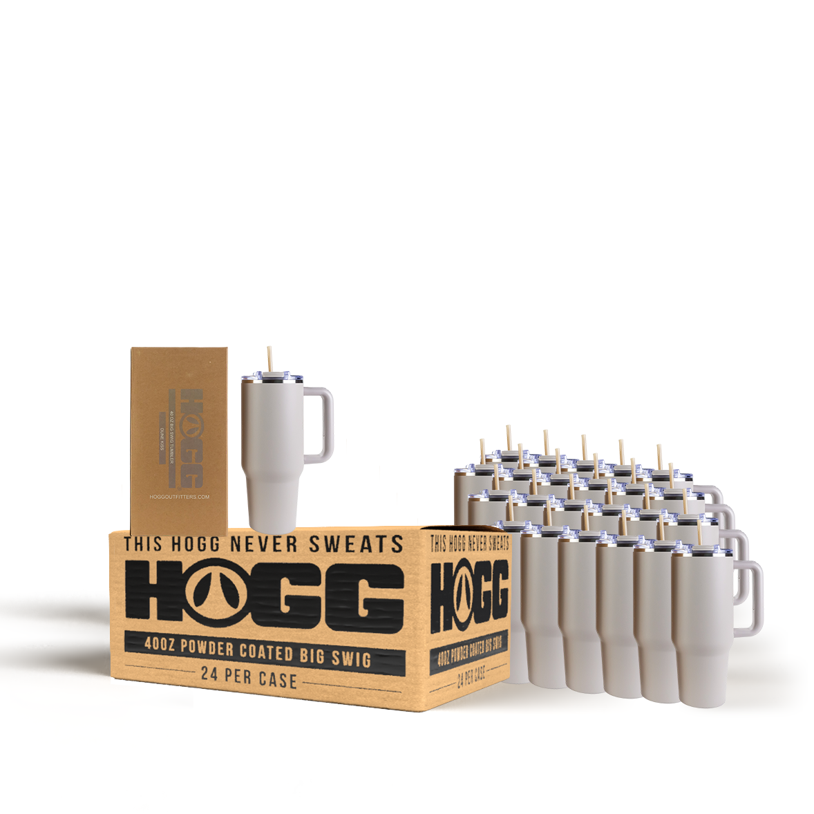Daydream Club - 40oz Powder Coated Big Swig Tumbler Case (24 Units)