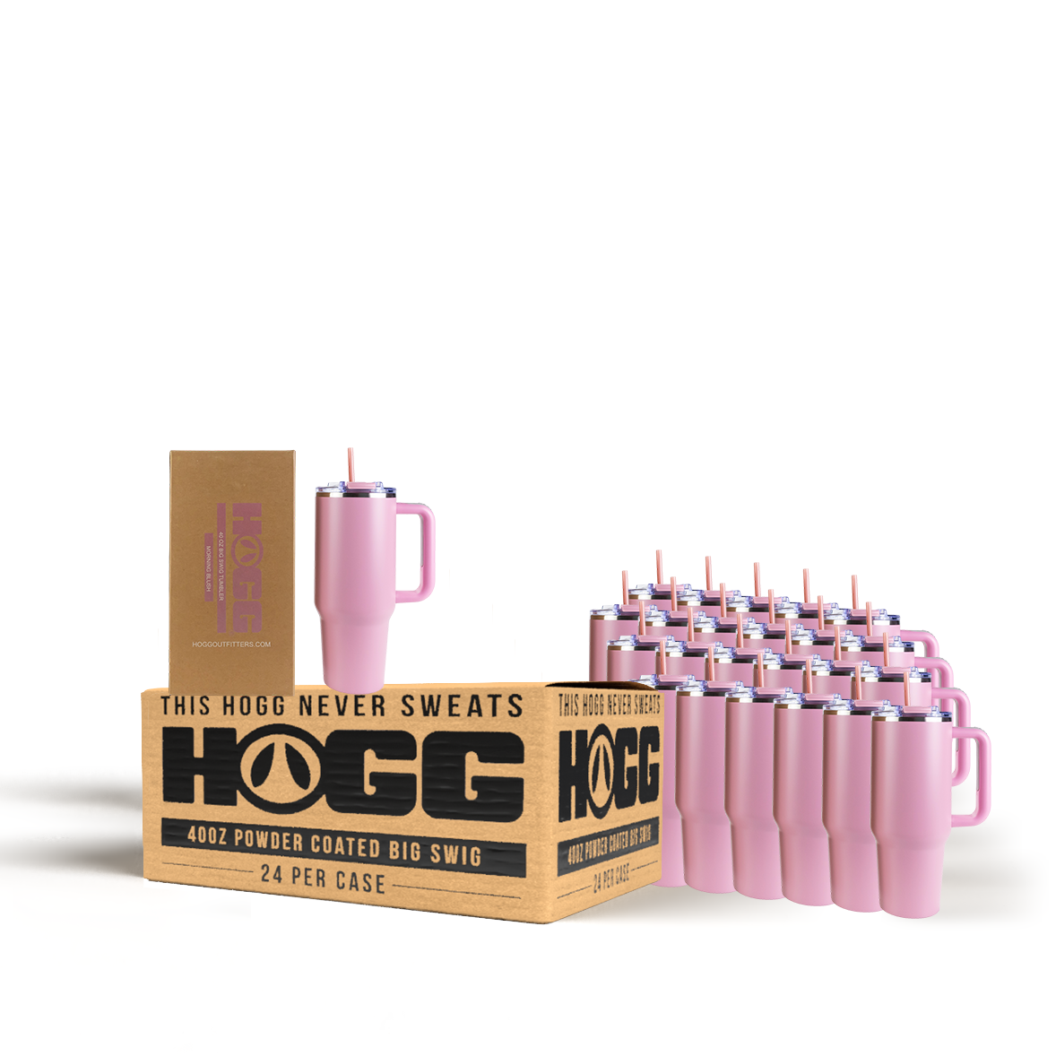 Daydream Club - 40oz Powder Coated Big Swig Tumbler Case (24 Units)
