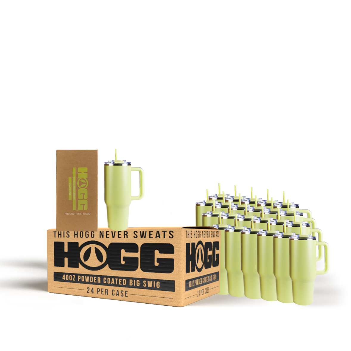 Daydream Club - 40oz Powder Coated Big Swig Tumbler Case (24 Units)