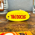 Tiki Docks Floating Keychain - Yellow