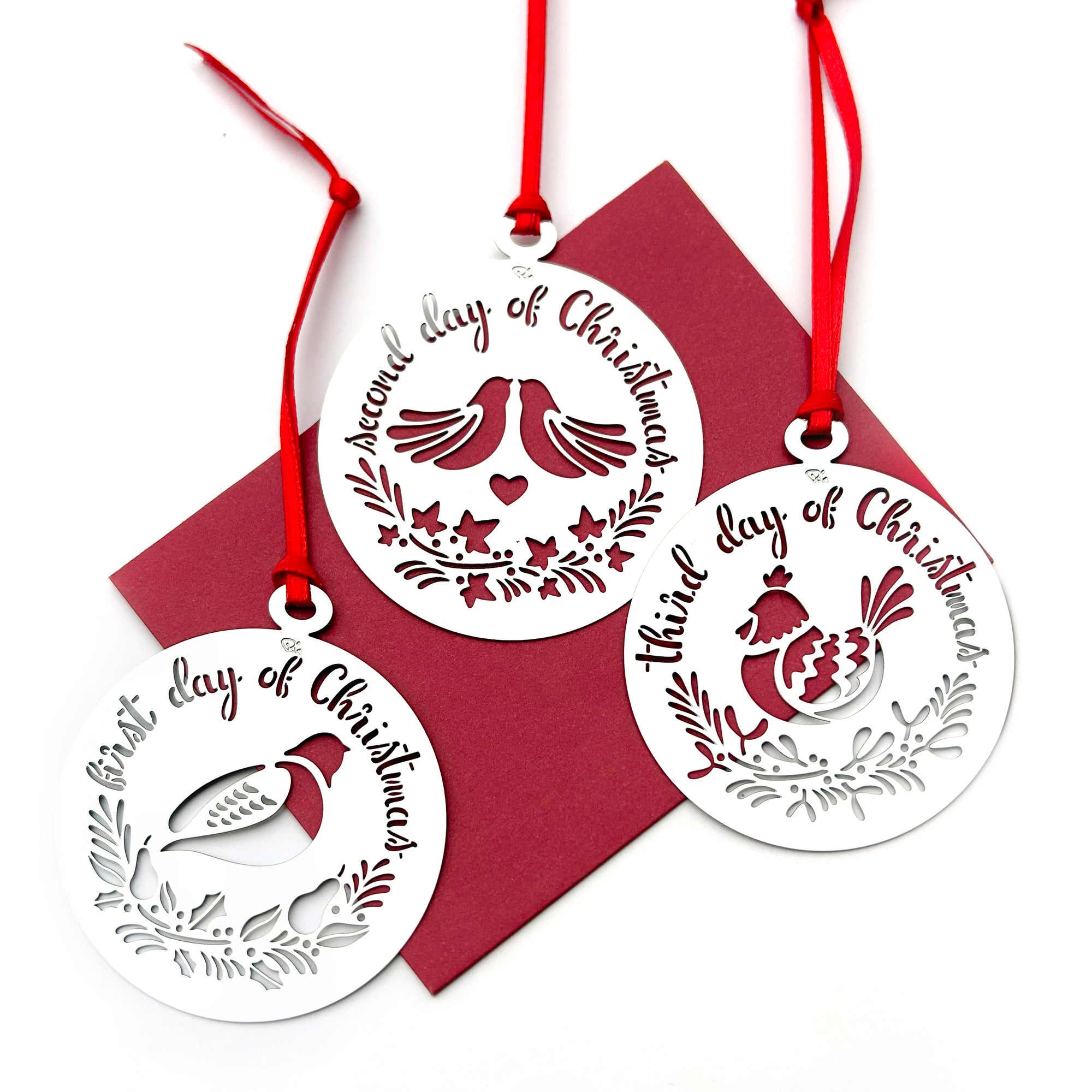 12 Days of Christmas Decorations Set