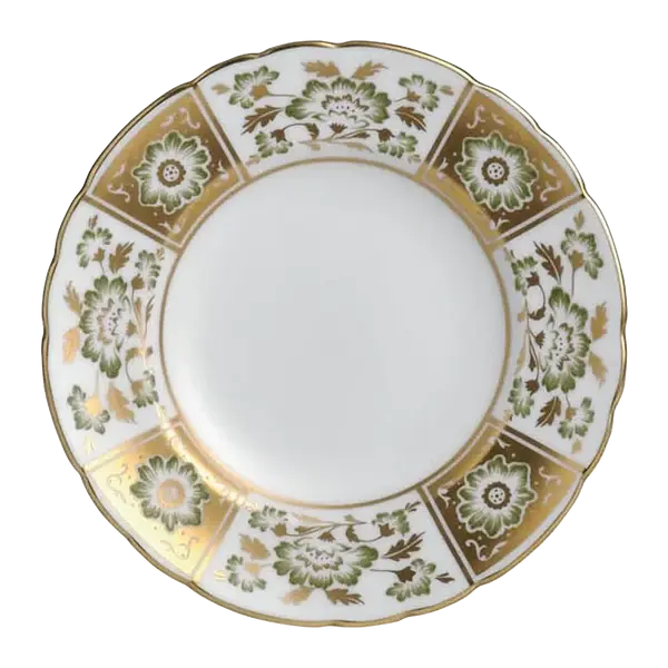 Royal Crown Derby Green Panel 30pc Dinner Set (1)
