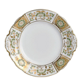 Royal Crown Derby Panel Green Bread and Butter Plate Bone China