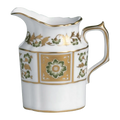 Royal Crown Derby Green Panel Cream Jug