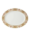 Royal Crown Derby Red Panel Serving Platter