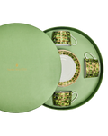Tea Cup and Saucer Jade Green (set of 4)