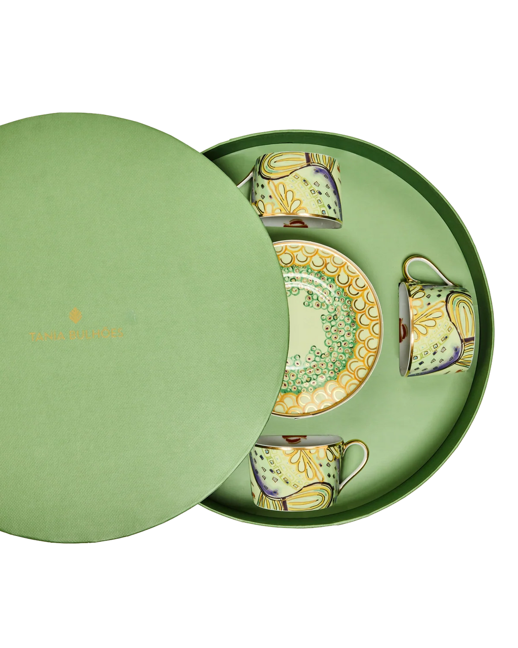 Tea Cup and Saucer Portrait (set of 4)