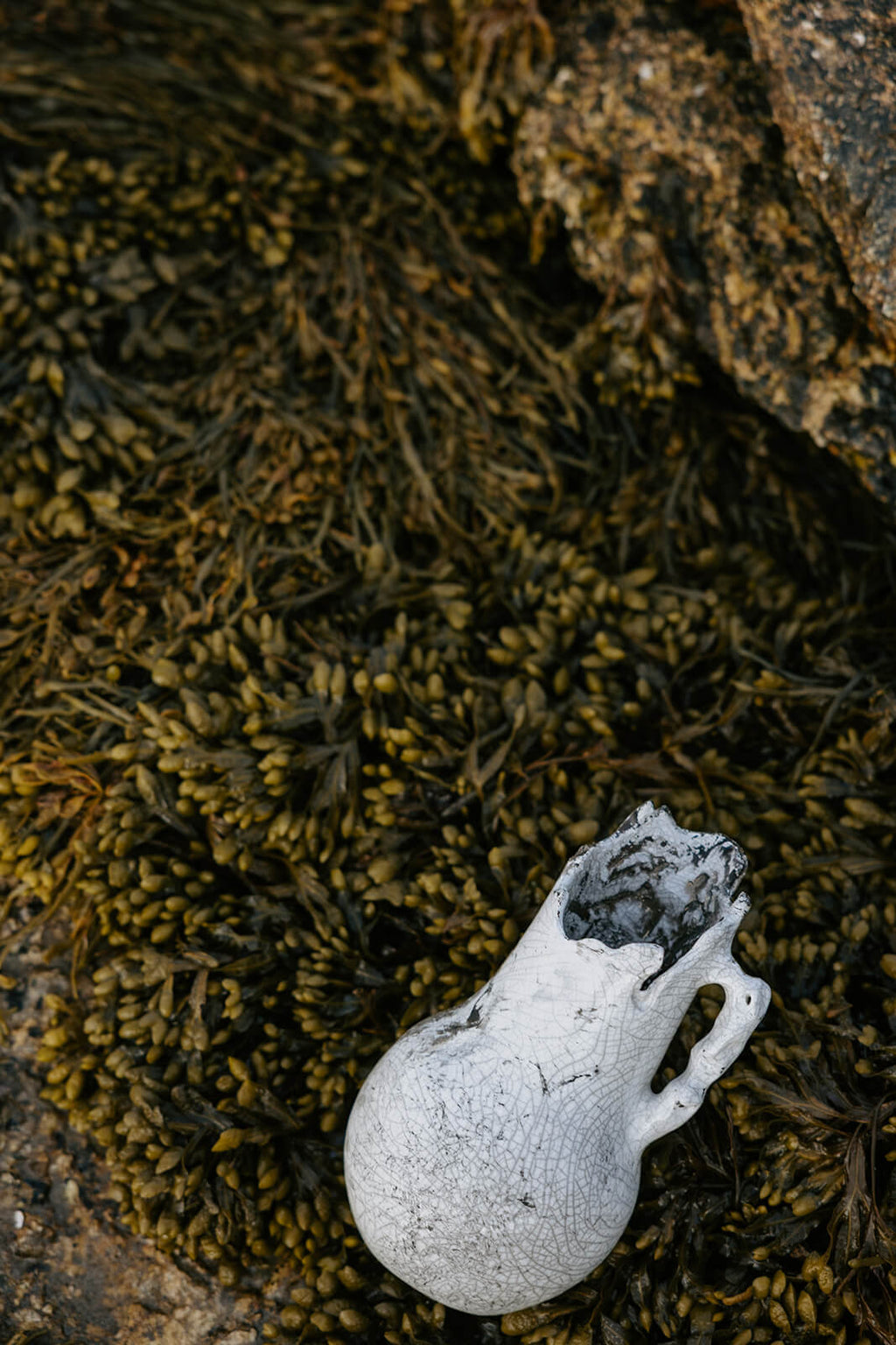 Raku Driftline Vessel No. 6