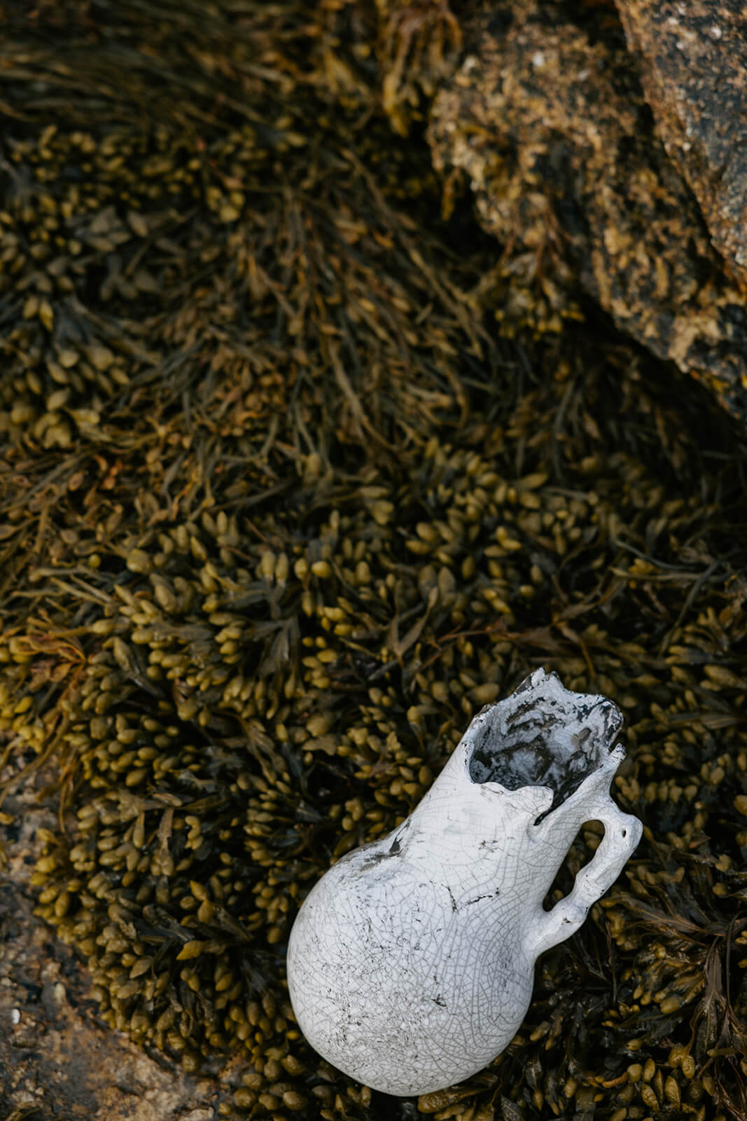 Raku Driftline Vessel No. 6