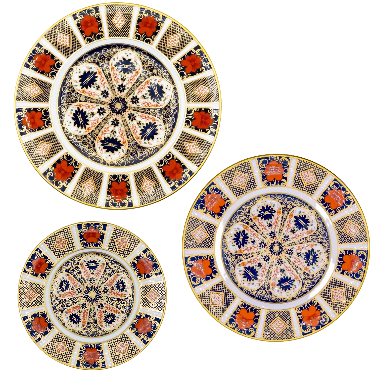 Royal Crown Derby Imari 1128 18pc Plate Set - 2nd Quality