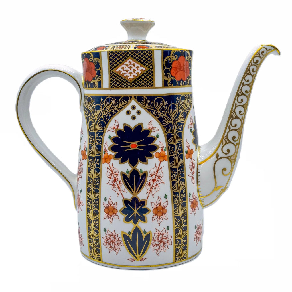 Royal Crown Derby Imari 1128 Coffee Pot