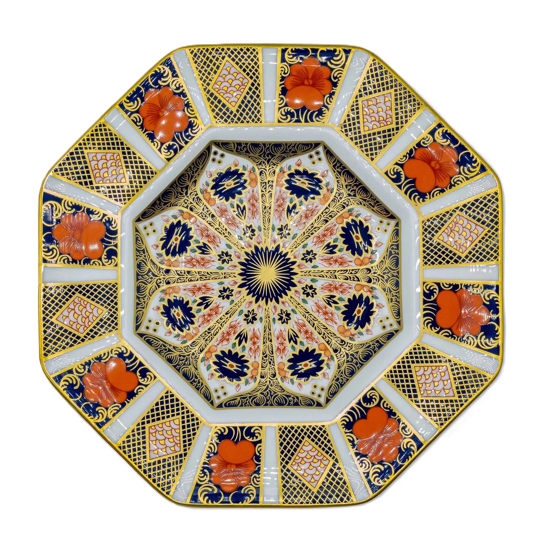 Royal Crown Derby Imari 1128 Octagonal Plate