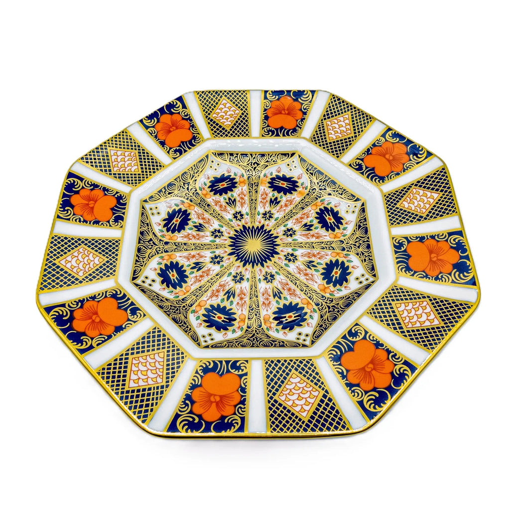 Royal Crown Derby Imari 1128 Octagonal Plate