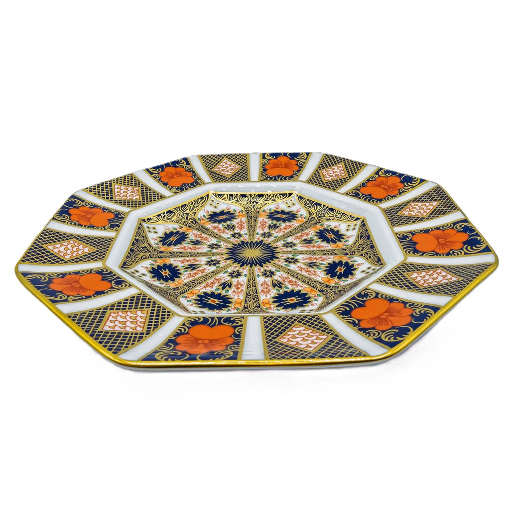 Royal Crown Derby Imari 1128 Octagonal Plate