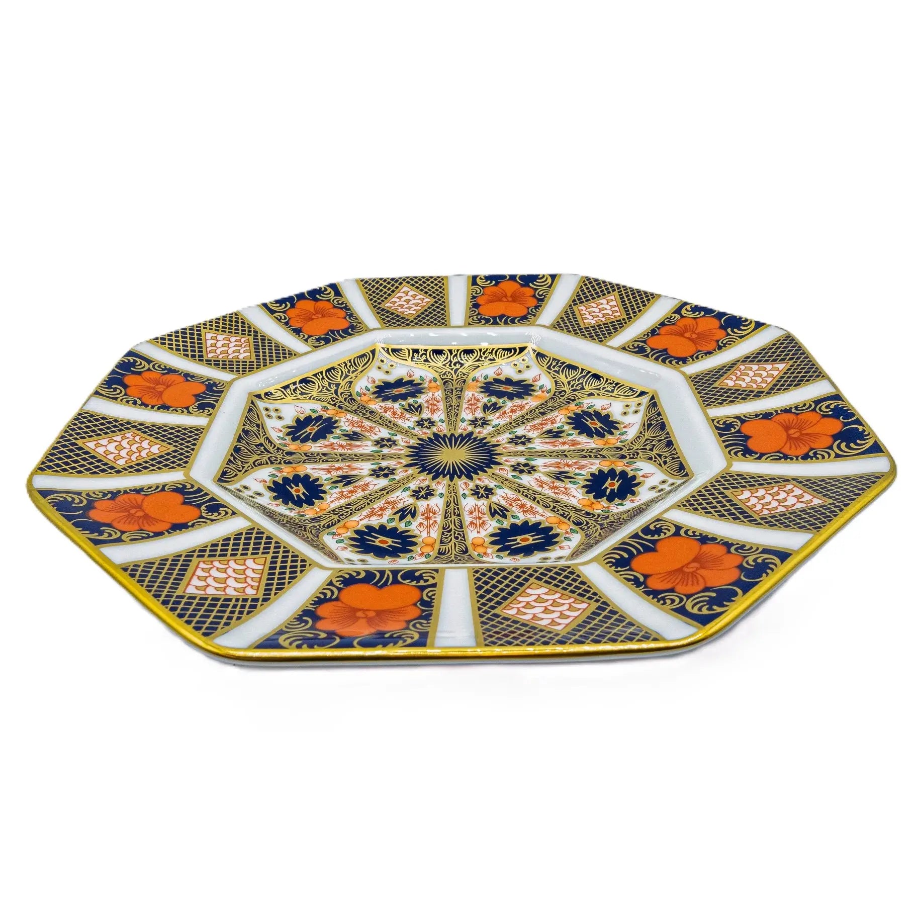 Royal Crown Derby Imari 1128 Octagonal Plate