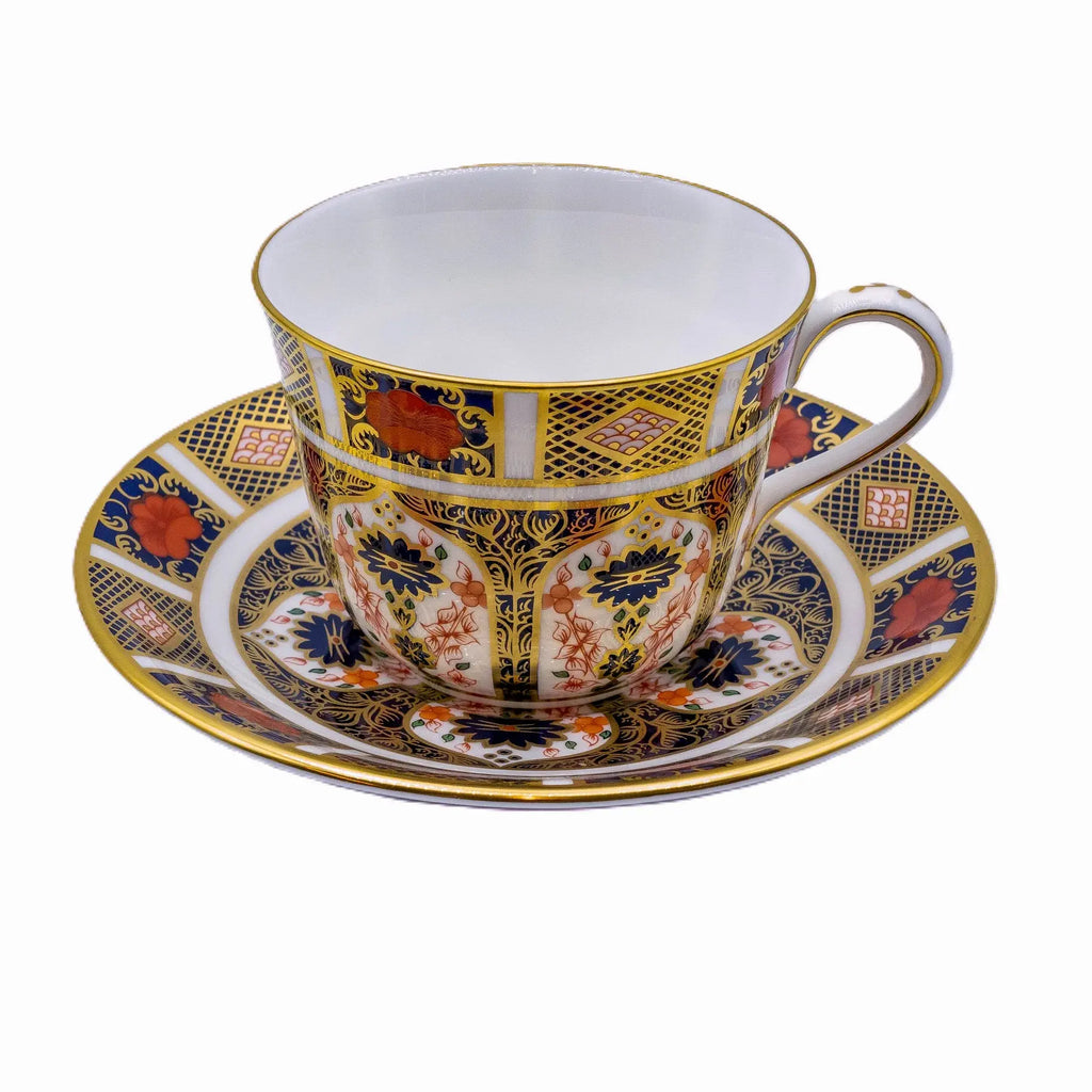 Royal Crown Derby Imari 1128 Tea Cup & Saucer