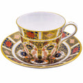 Royal Crown Derby Imari 1128 Breakfast Cup & Saucer Bundle Bone China