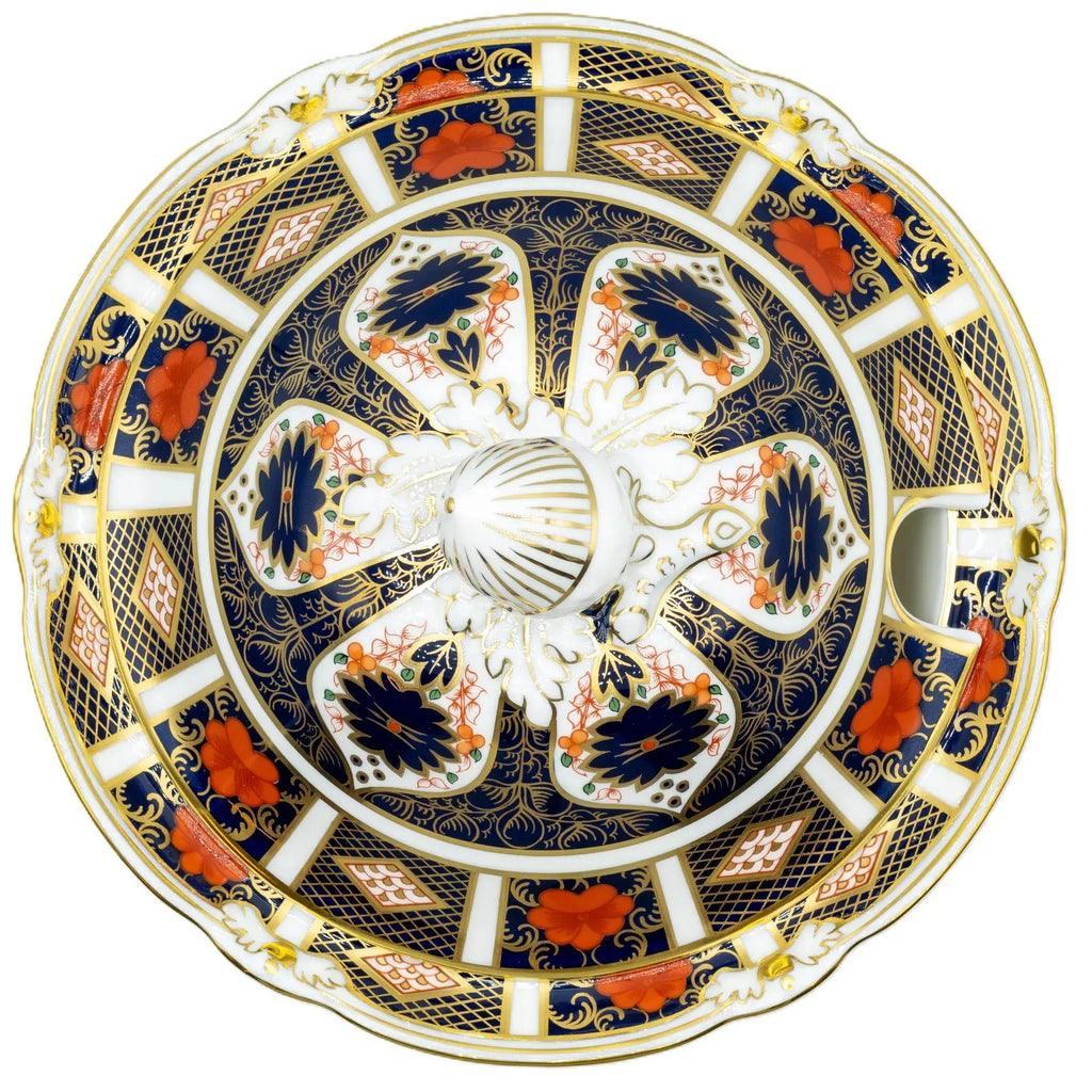 Royal Crown Derby Imari 1128 Sauce Tureen & Stand