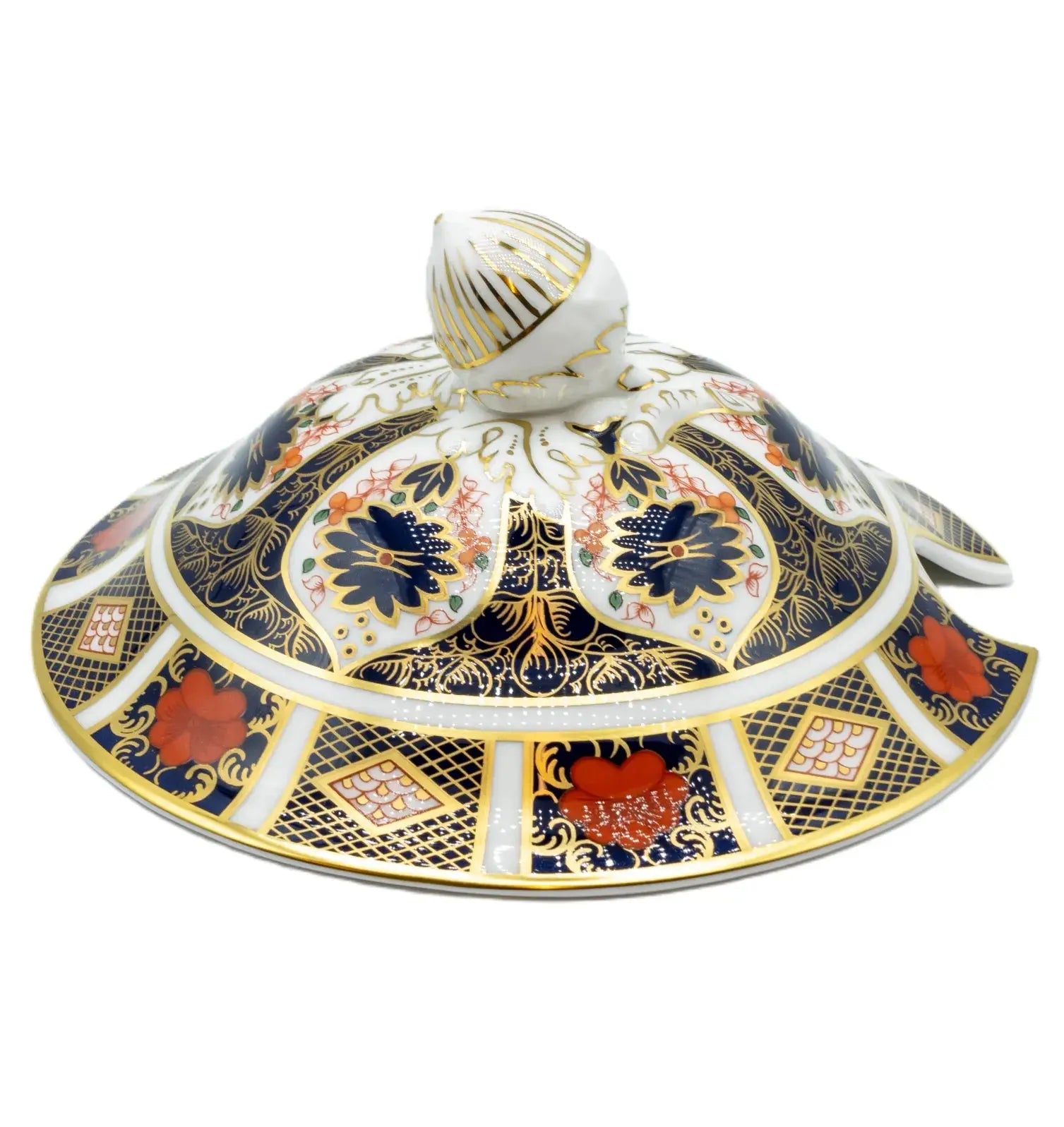 Royal Crown Derby Imari 1128 Sauce Tureen & Stand