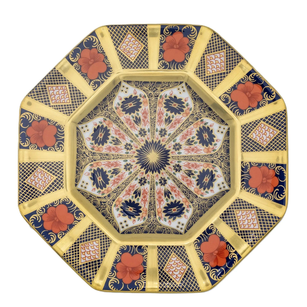 Royal Crown Derby Imari SGB Octagonal Plate