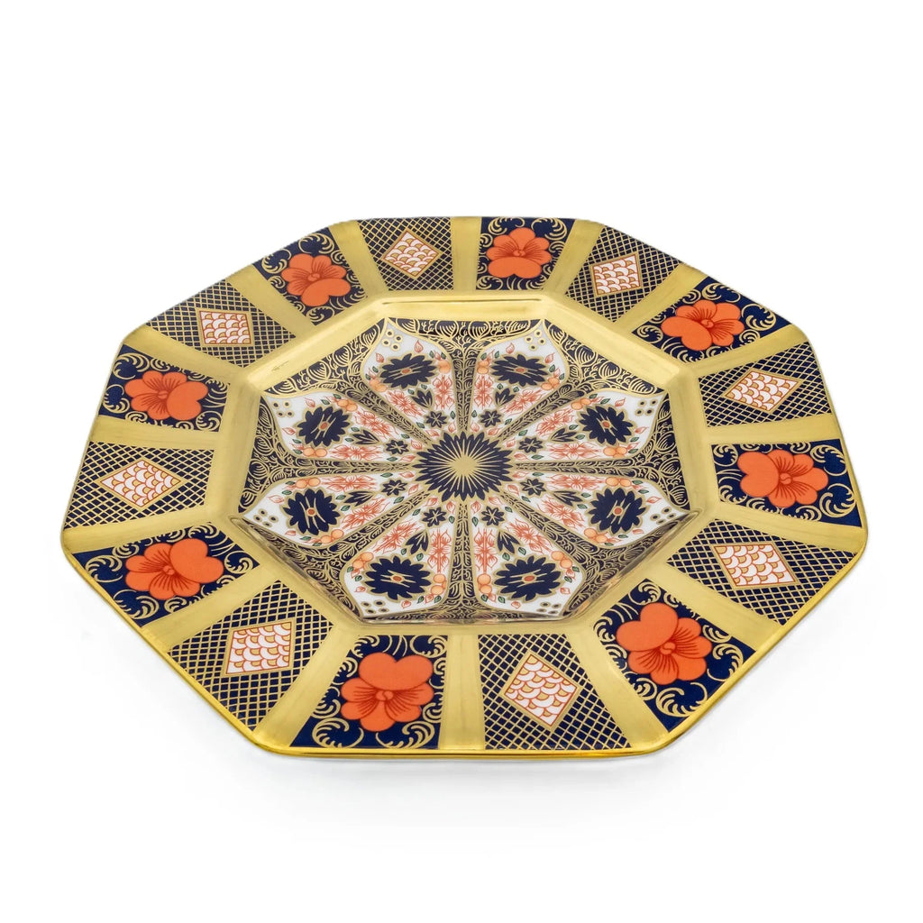Royal Crown Derby Imari SGB Octagonal Plate