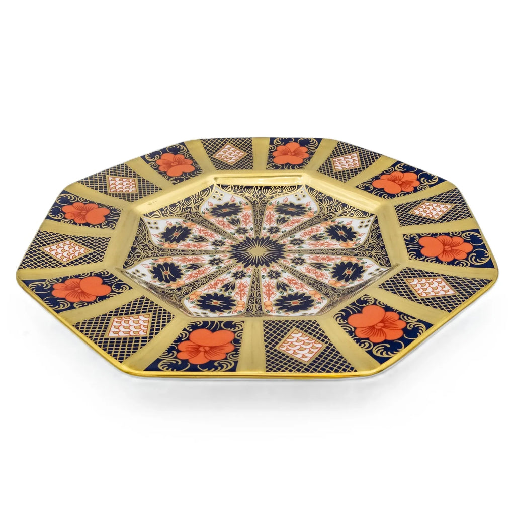 Royal Crown Derby Imari SGB Octagonal Plate