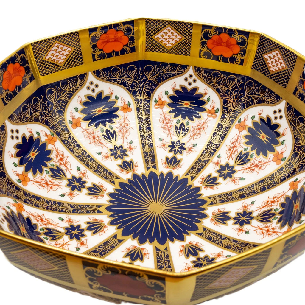 Royal Crown Derby Imari SGB Large Octagonal Bowl