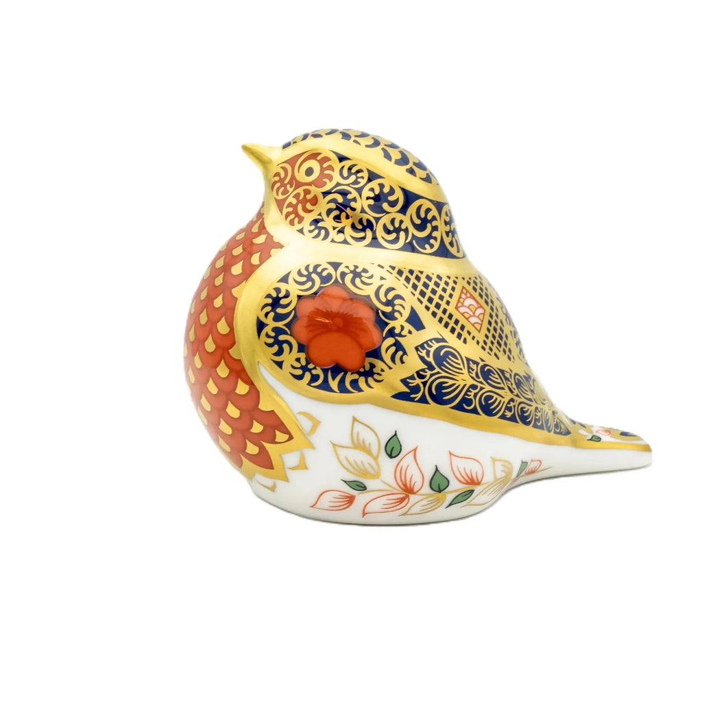 Royal Crown Derby Imari SGB Robin Paperweight