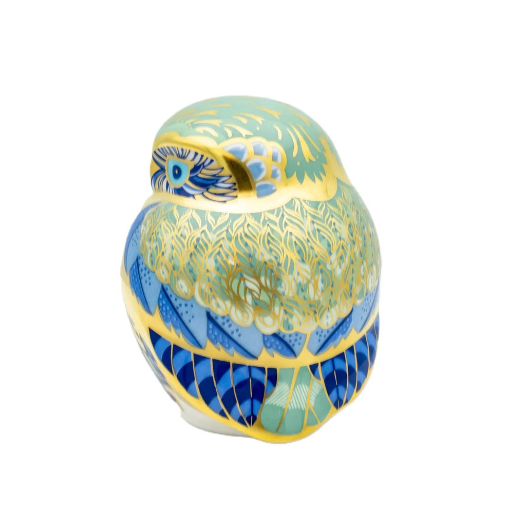 Royal Crown Derby Nightingale Owl Paperweight