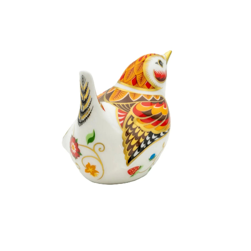 Royal Crown Derby William Shakespeare Wren Paperweight