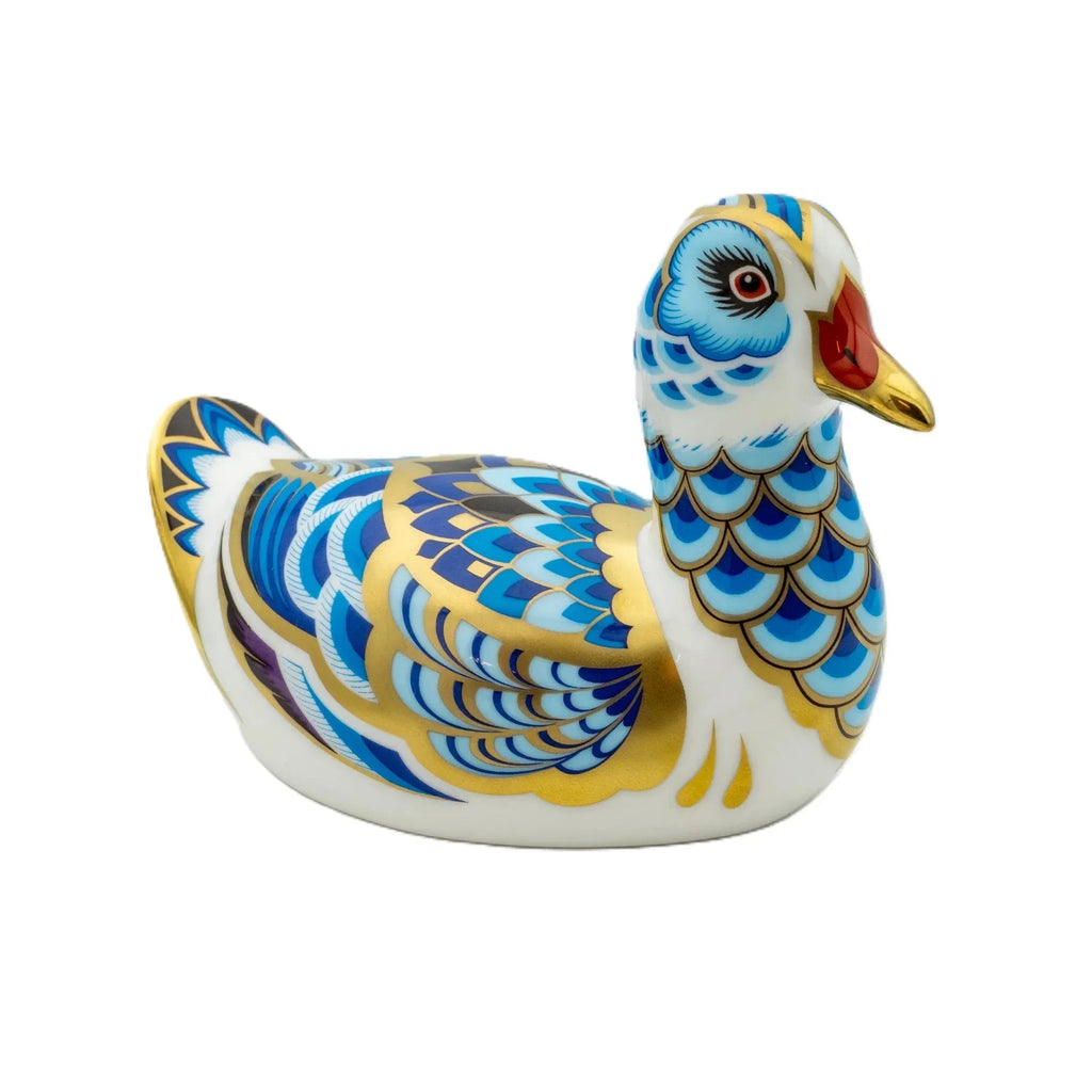 Royal Crown Derby Rallidae Duck Paperweight