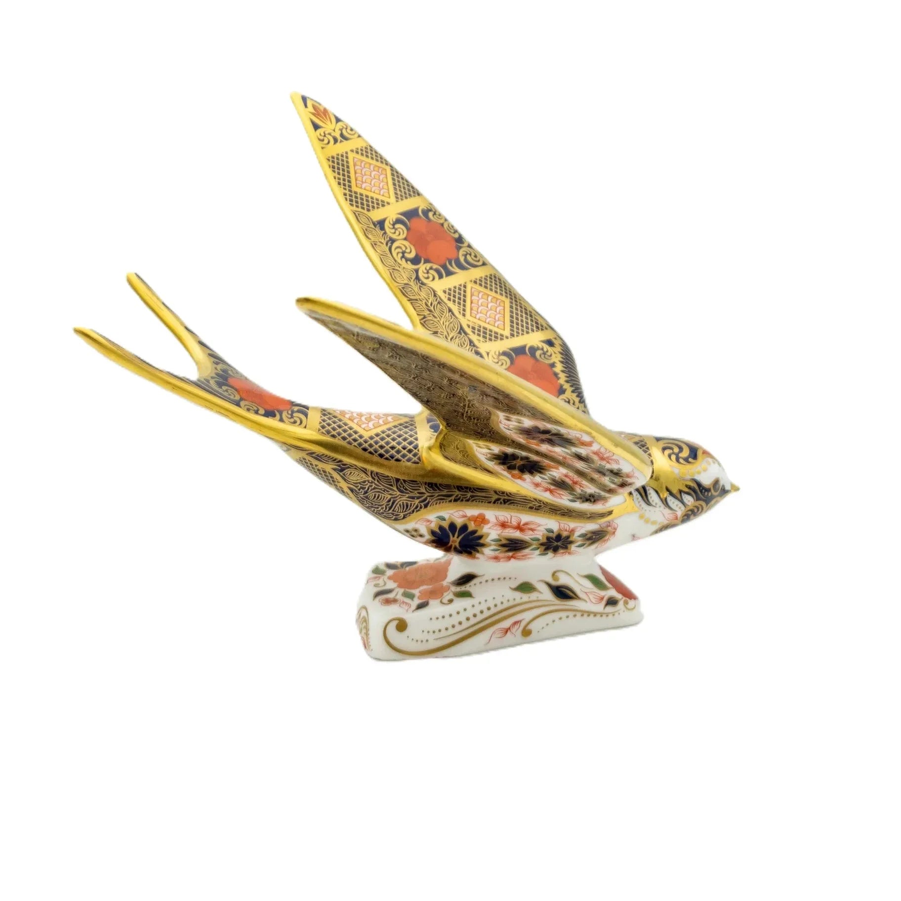 Royal Crown Derby Imari SGB Swallow Paperweight